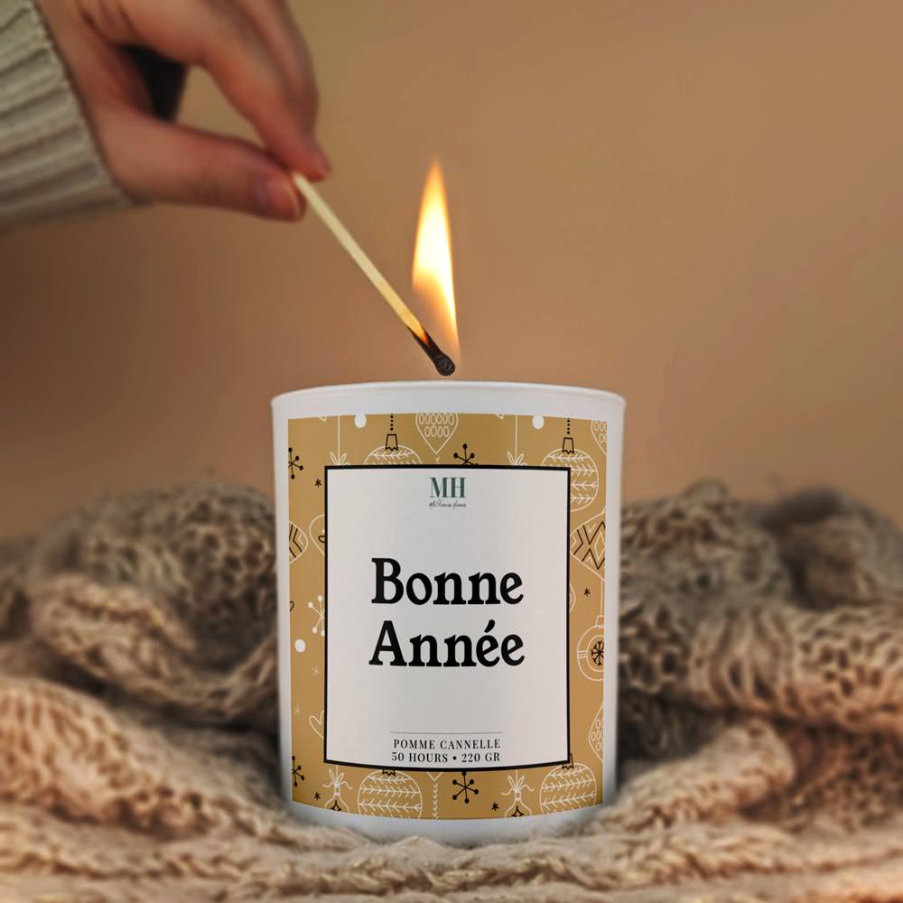 Bonne Année - Bougie Festive