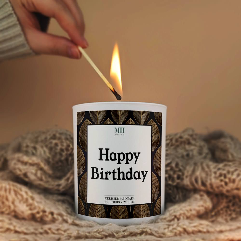 Happy Birthday - Bougie Festive