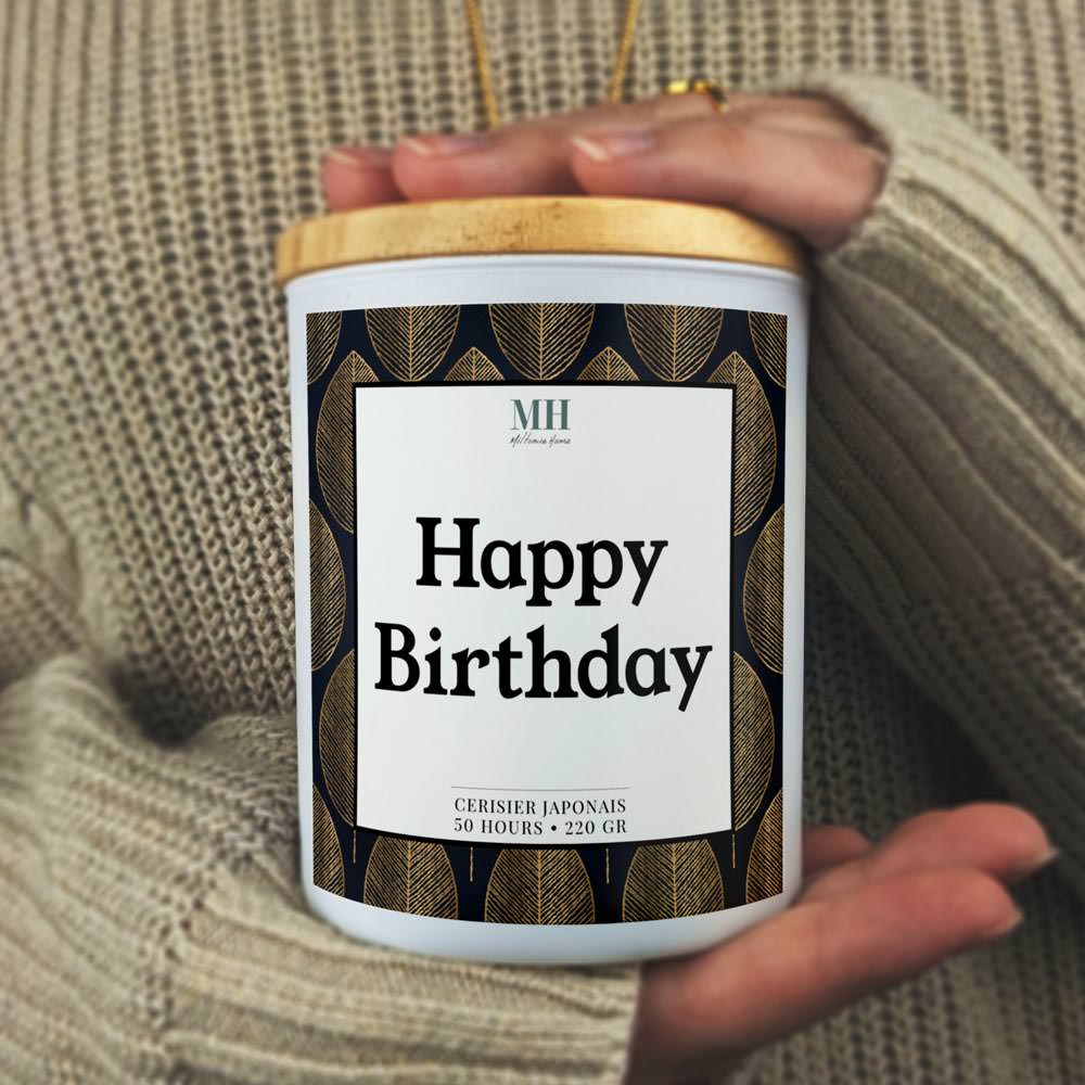 Happy Birthday - Bougie Festive