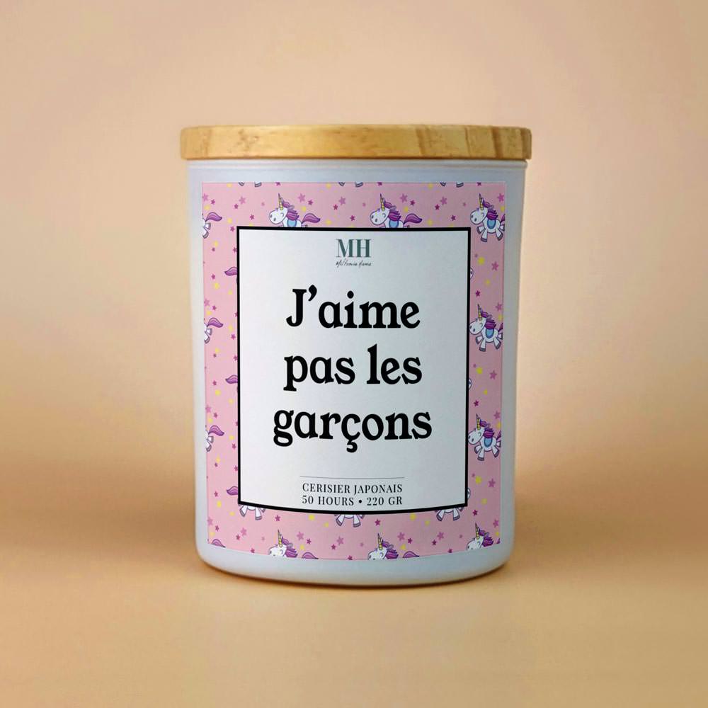 J'aime pas les garçons - Bougie Starlette