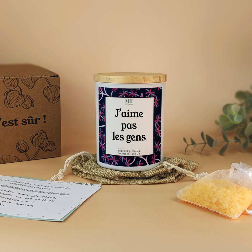 J'aime pas les gens - Bougie Culottée