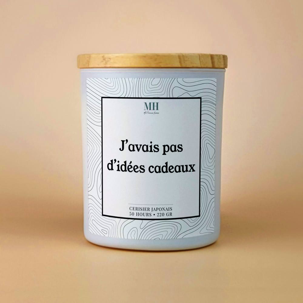 J'avais pas d'idées cadeaux - Bougie Culottée