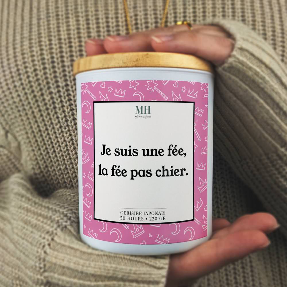 Je suis une fée, la fée pas chier - Bougie Culottée