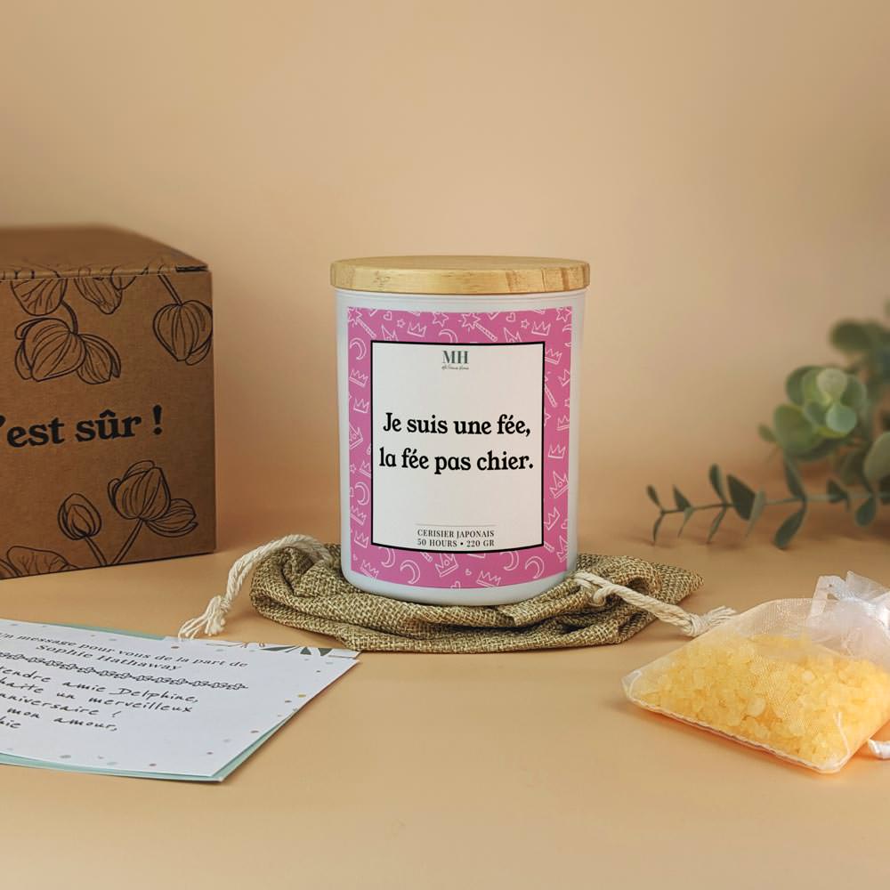 Je suis une fée, la fée pas chier - Bougie Culottée