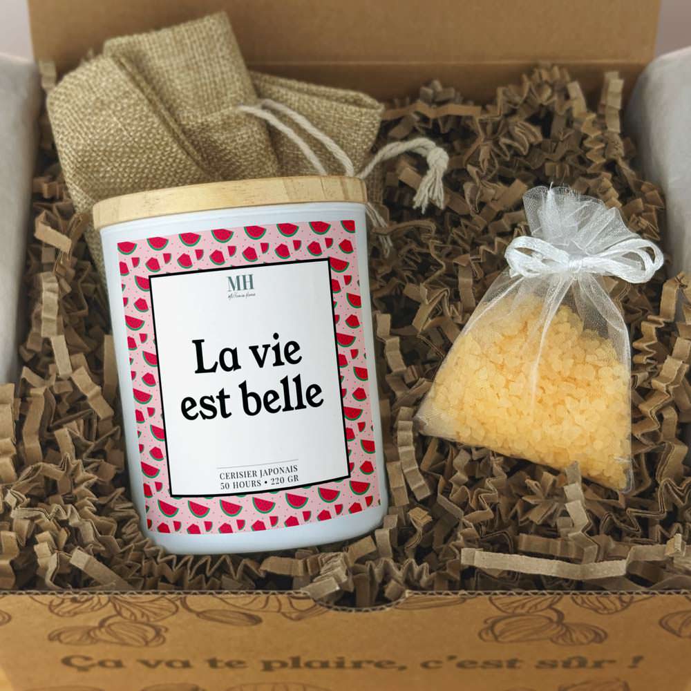 La vie est belle - Bougie Starlette