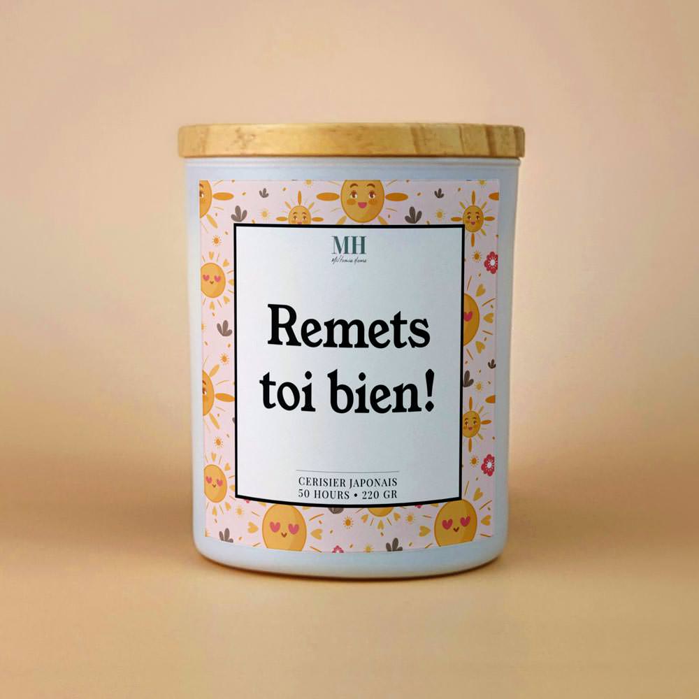 Remets-toi bien - Bougie de Bon rétablissement