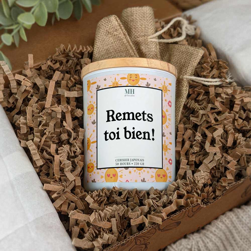 Remets-toi bien - Bougie de Bon rétablissement