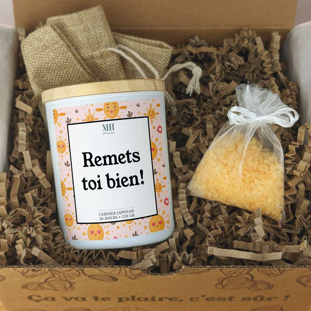 Remets-toi bien - Bougie de Bon rétablissement