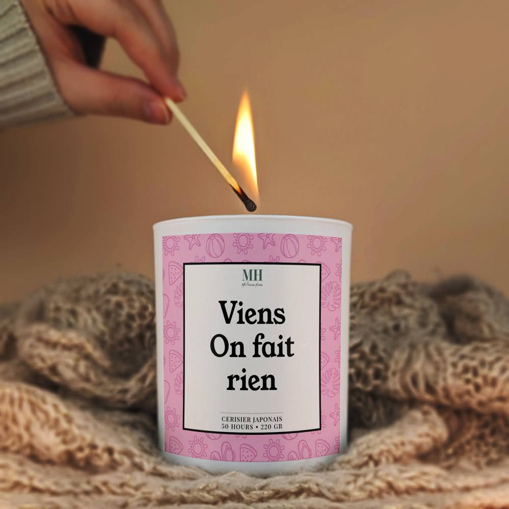 Viens on fait rien - Bougie Culottée