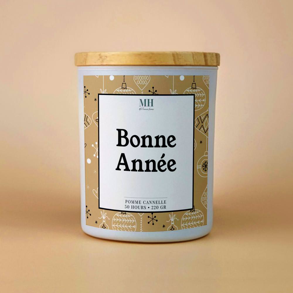 Bonne Année - Bougie Festive