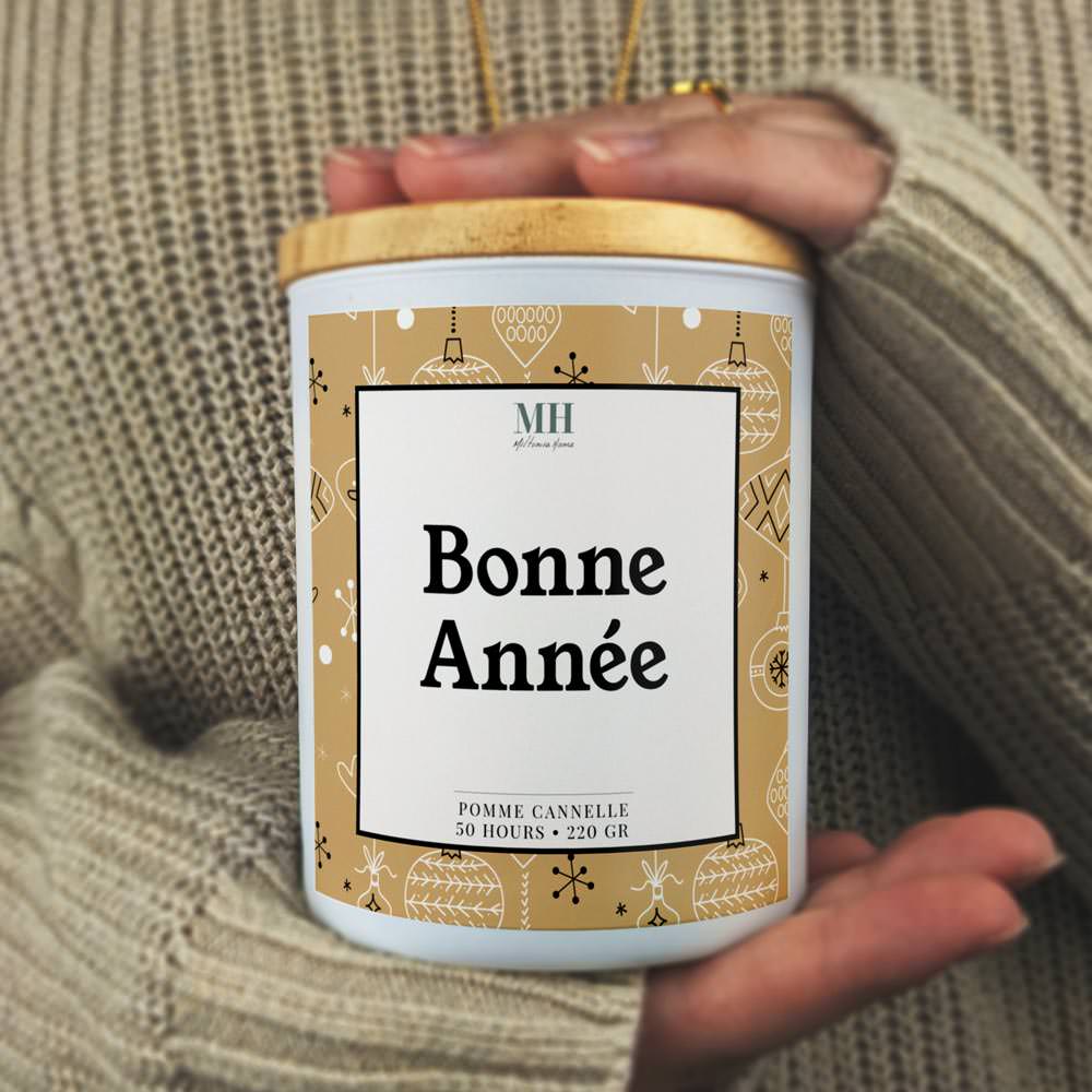 Bonne Année - Bougie Festive