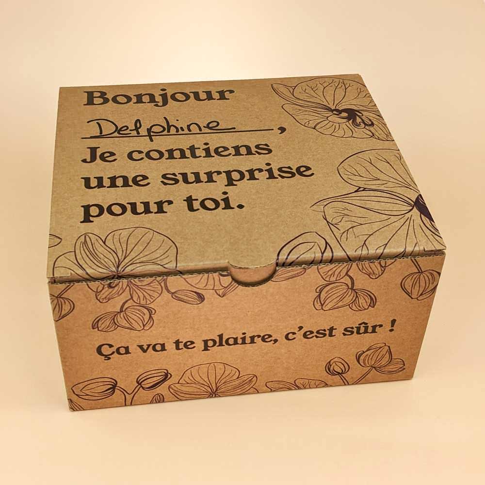 Fleur de Naissance - Aout - Bougie personnalisable