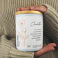 Fleur de Naissance - Octobre - Bougie personnalisable