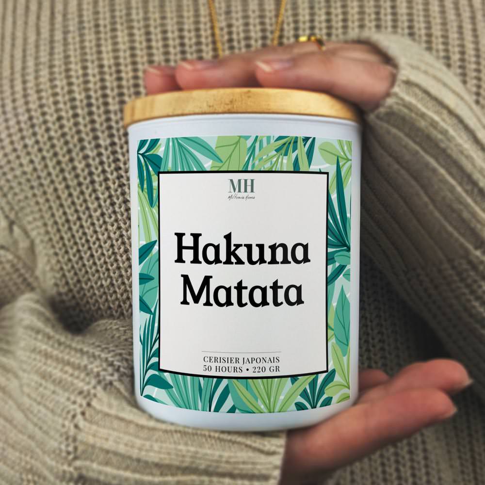 Hakuna Matata - Bougie Starlette