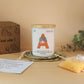 Lettre Prénom Fleurie - A - Bougie personnalisable