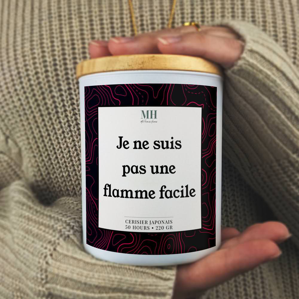 Je ne suis pas une Flamme Facile - Bougie Culottée